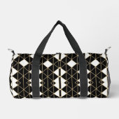 Sac De Sport Art Deco Black and Gold Geometric luxury (Recto)