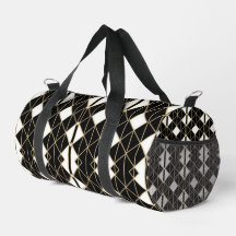 Art Deco Black and Gold Geometric luxury