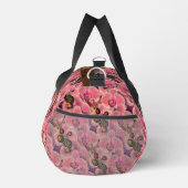 Sac De Sport Art Fleur Orchidée Rose Personnalisé (Droite)