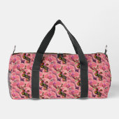 Sac De Sport Art Fleur Orchidée Rose Personnalisé (Verso)