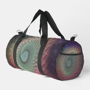 Sac De Sport Art fractal abstrait moderne coloré Escargot
