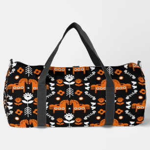 Sac De Sport Art populaire de cheval scandinave