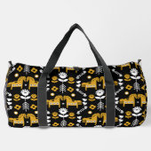 Sac De Sport Art populaire de cheval scandinave (Verso)