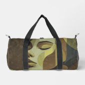 Sac De Sport Artistic Abstract Face Design Duffel Bag (Recto)