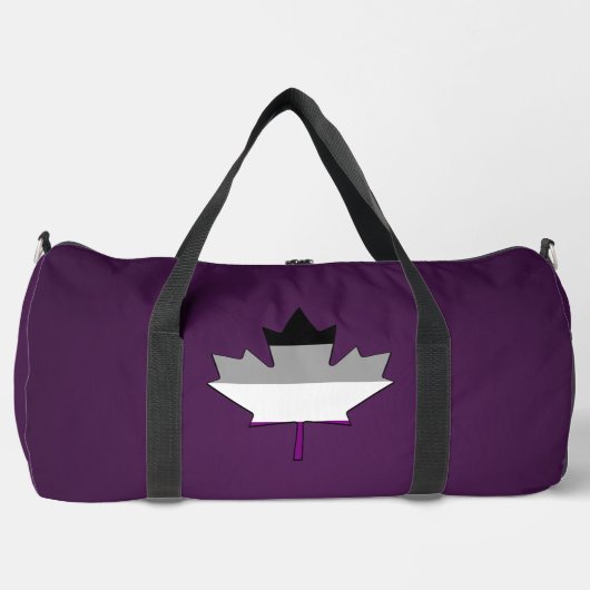 Sac De Sport Asexuality pride maple leaf  (Recto)