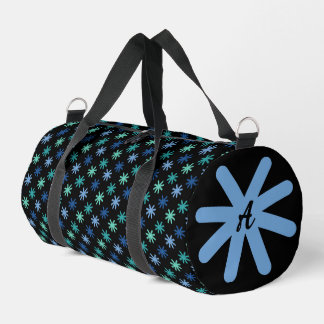 Sac De Sport Astérisque cool S Couleurs Océan Initiales Sur Noi