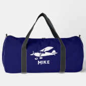 Sac De Sport Avion Piper Cub cool, Aviation Simple Personnalisé (Recto)