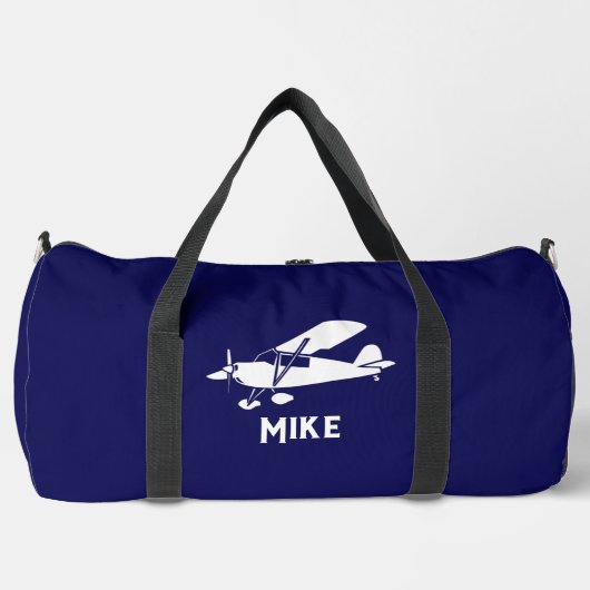 Sac De Sport Avion Piper Cub cool, Aviation Simple Personnalisé (Recto)