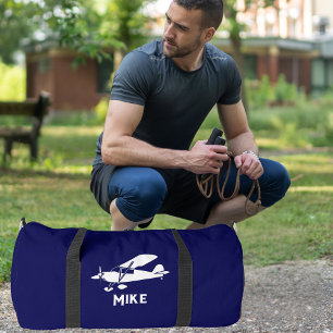 Sac De Sport Avion Piper Cub cool, Aviation Simple Personnalisé