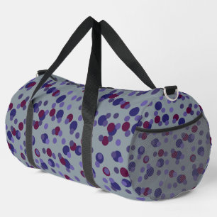 Sac De Sport Baies, points violets et violets
