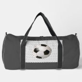 Sac De Sport Balle de football gris foncé (Recto)