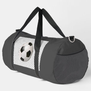 Sac De Sport Balle de football gris foncé