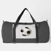 Sac De Sport Balle de football gris foncé (Verso)