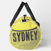 Sac De Sport Bananes jaune Nom personnalisé (Droite)