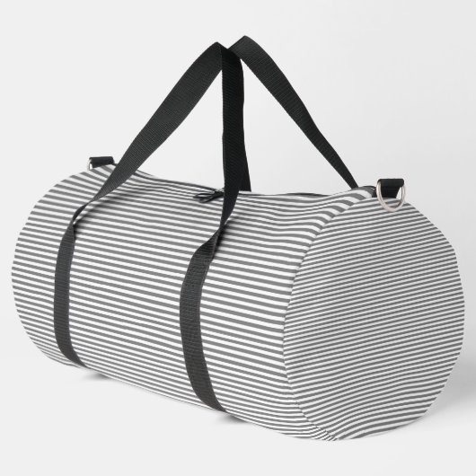 Sac De Sport Bandes grises et blanches (Coin gauche)