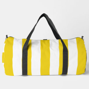 Sac De Sport Bandes Jaunes, Blancs, Motif rayé