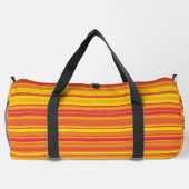 Sac De Sport Bandes larges orange rouge jaune (Verso)