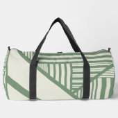 Sac De Sport Bandes triangulaires en vert (Recto)
