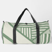 Sac De Sport Bandes triangulaires en vert (Verso)
