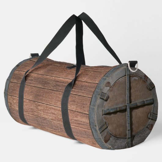 Sac De Sport Baril rustique en bois (Coin gauche)
