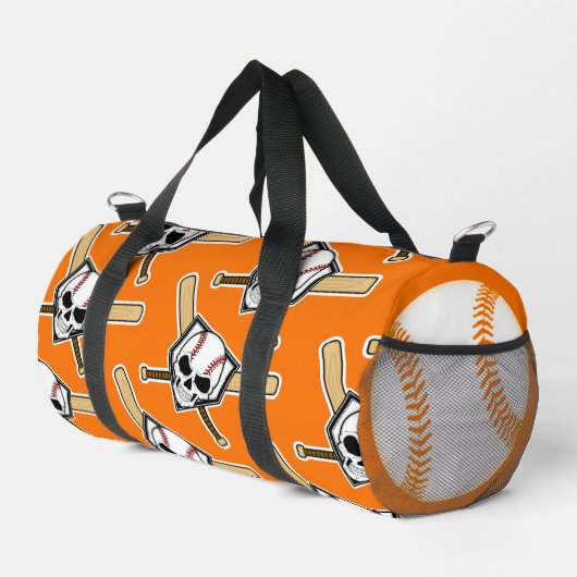 Sac De Sport Baseball Til Death Orange Screwball Graphics (Coin droit)