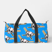 Sac De Sport Baseball Til Death Pattern Blue Screwball Graphics (Recto)