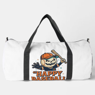 Sac De Sport Baseball Ween Vintage Halloween Baseball Heureux