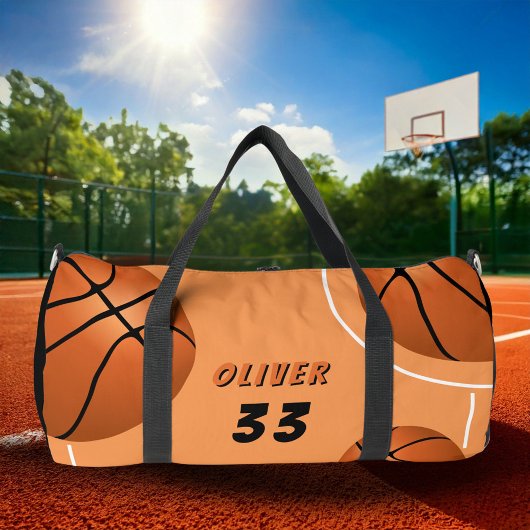 Sac De Sport Basket Ball Fun Sports Player Nom