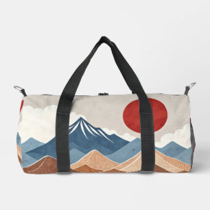 Sac De Sport Beauté du coucher de soleil sur les montagnes