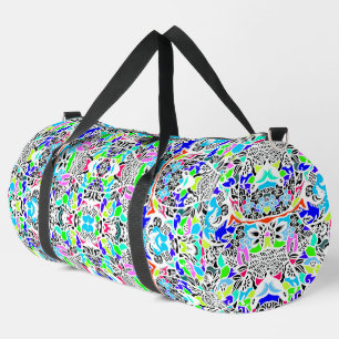 Sac De Sport Beaux animaux colorés fleurs design nature adulte