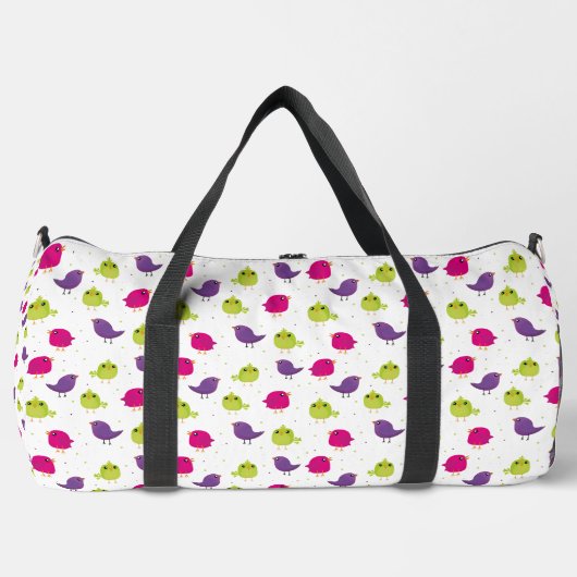 Sac De Sport Beaux oiseaux colorés (Recto)