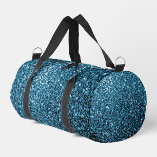 Sac De Sport Bébé bleu clair faux paillettes scintillantes