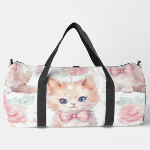 Sac De Sport Bébé rose et blanc doux Imprimer