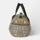 Sac De Sport Beige Brown et Taupe Boho Chic Abstrait (Droite)