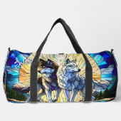 Sac De Sport Belle paire de loups (Recto)