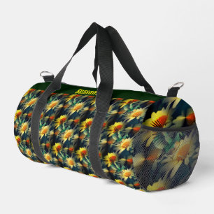 Sac De Sport Bird On Yellow Daisies Imaginaire Art Personnalisé