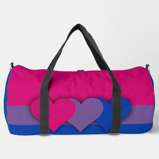Sac De Sport Bisexuality flag (Recto)