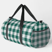 Sac De Sport bison gris vert à damiers (Coin droit)