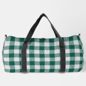 Sac De Sport bison gris vert à damiers (Verso)