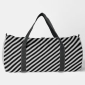 Sac De Sport Black And White Striped Baseball Player (Recto)