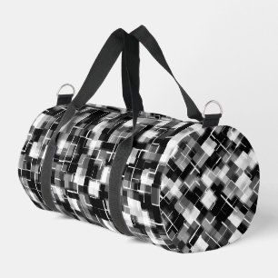 Sac De Sport Black Grey Silver Blanc Motif tendance