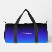 Sac De Sport Black Indigo et Aqua Blue Ombre (Recto)