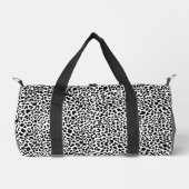 Sac De Sport Black & white wild animal print. Snow Leopard Prin (Recto)