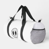 Sac de sport blanc graphique crâne moderne et auda (Coin droit)