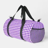 Sac De Sport Blanc Petits Points Violets (Coin droit)