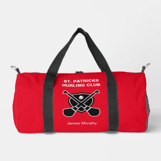 Sac De Sport Blessure personnalisée / Camogie (rouge)