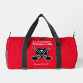 Sac De Sport Blessure personnalisée / Camogie (rouge) (Verso)