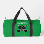 Sac De Sport Blessure personnalisée / Camogie (verte) (Verso)