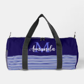 Sac De Sport Bleu-bloc avec Bleu Bleu Noir et Blancs (Verso)