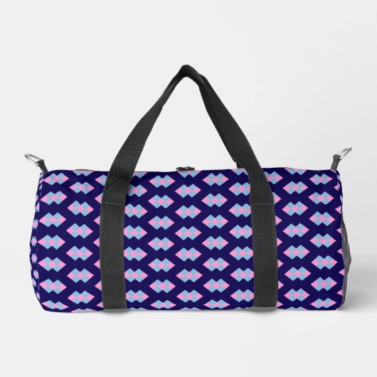 Sac De Sport Bleu Diamant Petit (Recto)